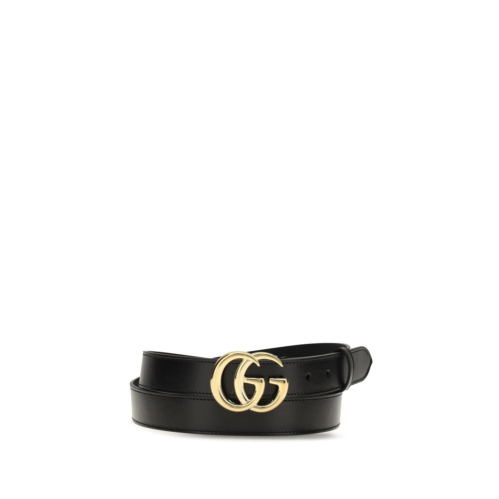 Gucci Schwarzer Kalbsleder Bos Taurus Regular Gürtel