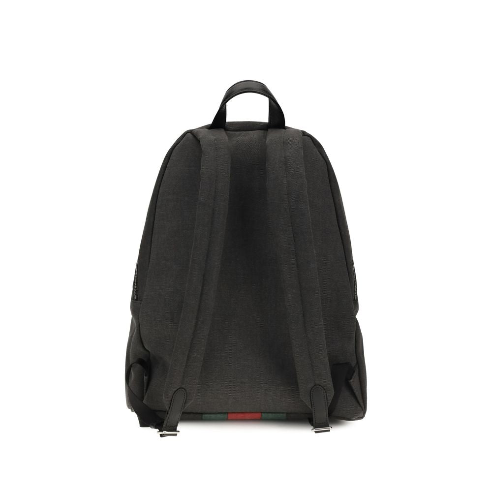 Gucci Schwarze Stoffhandtasche-2