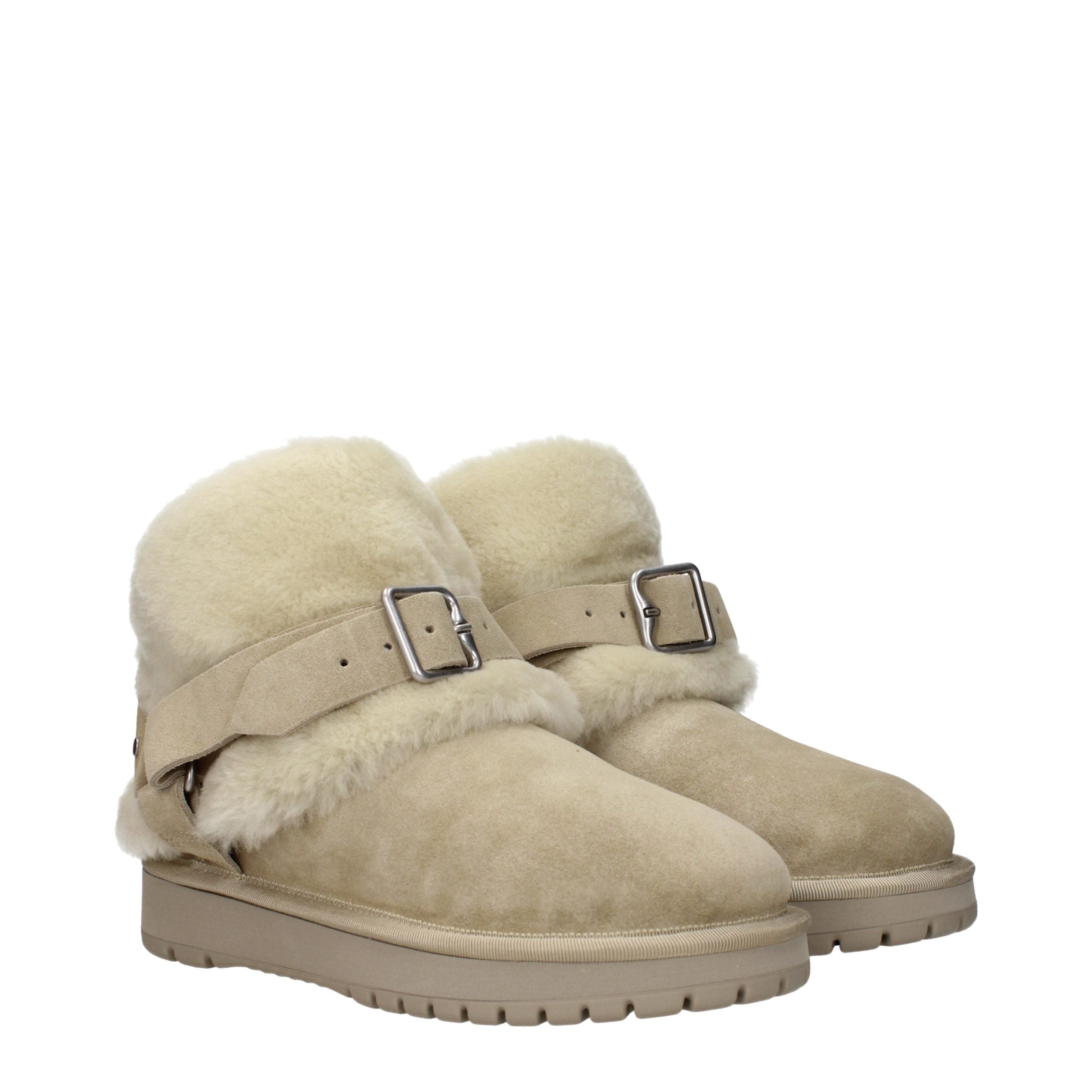 Burberry Grüne Leder-Ankle Boots-2