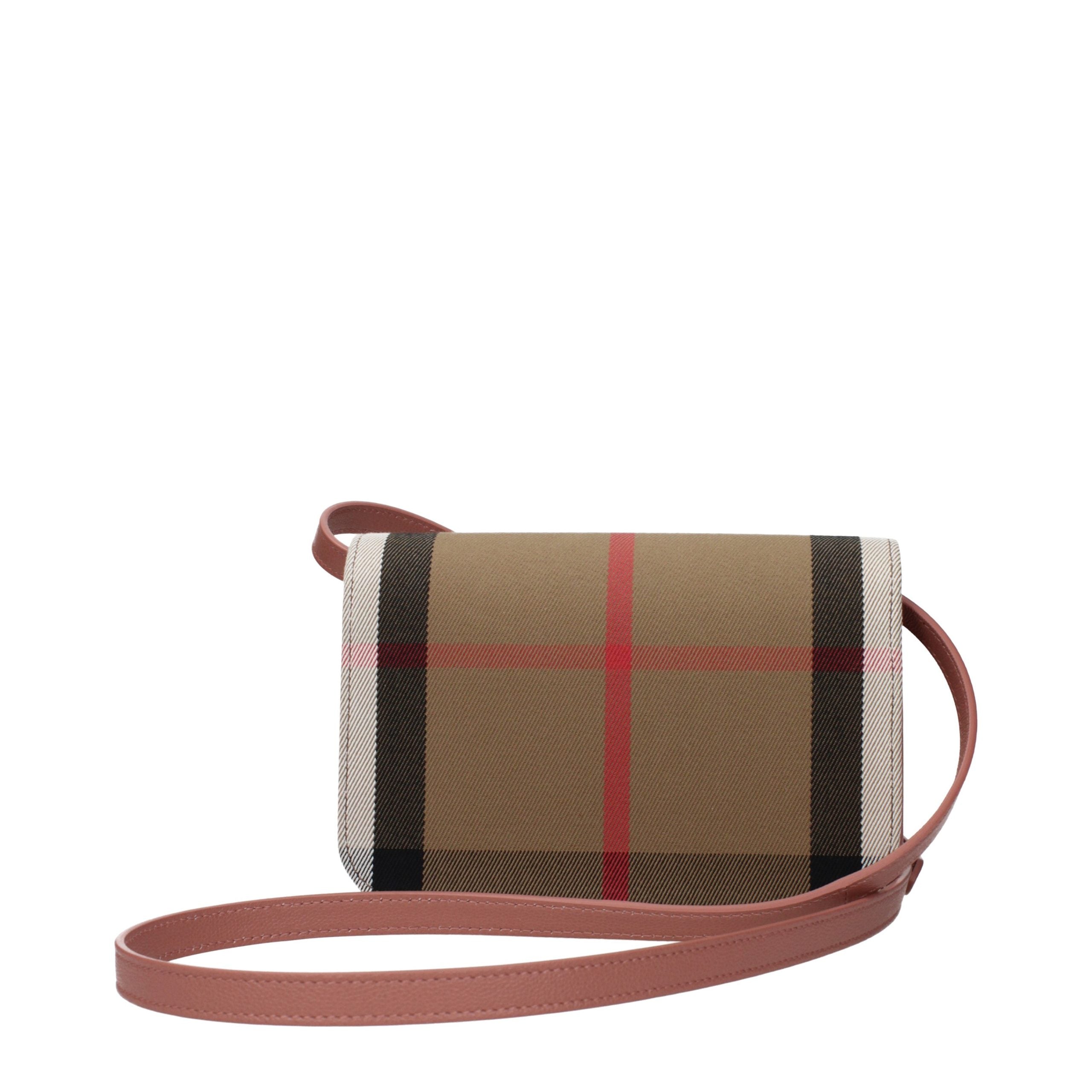 Burberry Beigefarbene Stoff-Clutch-3