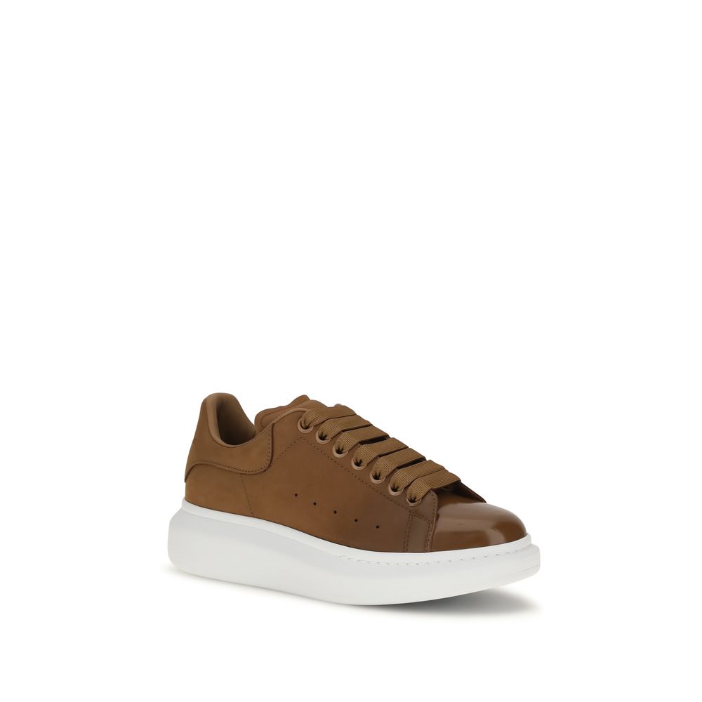 Alexander McQueen Braune Kalbsleder Bos Taurus Chunky Sneaker-2