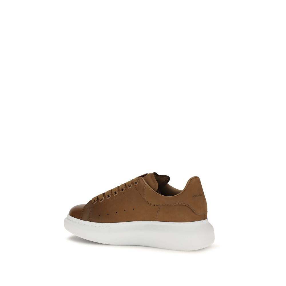 Alexander McQueen Braune Kalbsleder Bos Taurus Chunky Sneaker-3