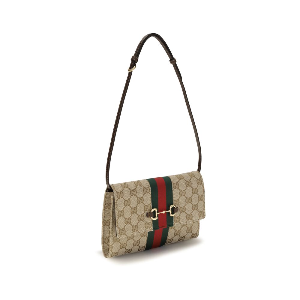 Gucci Braune Stoffgeldbörse-2