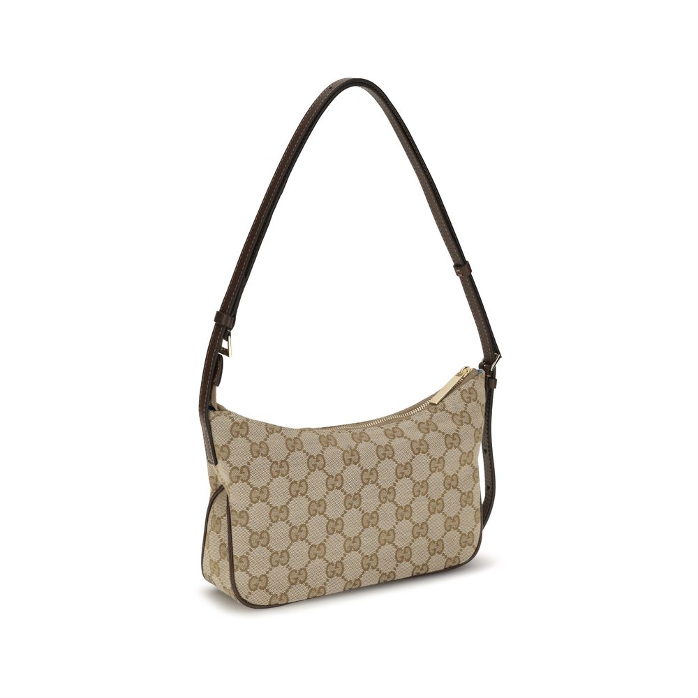 Gucci Beige Stoff-Handtasche-3