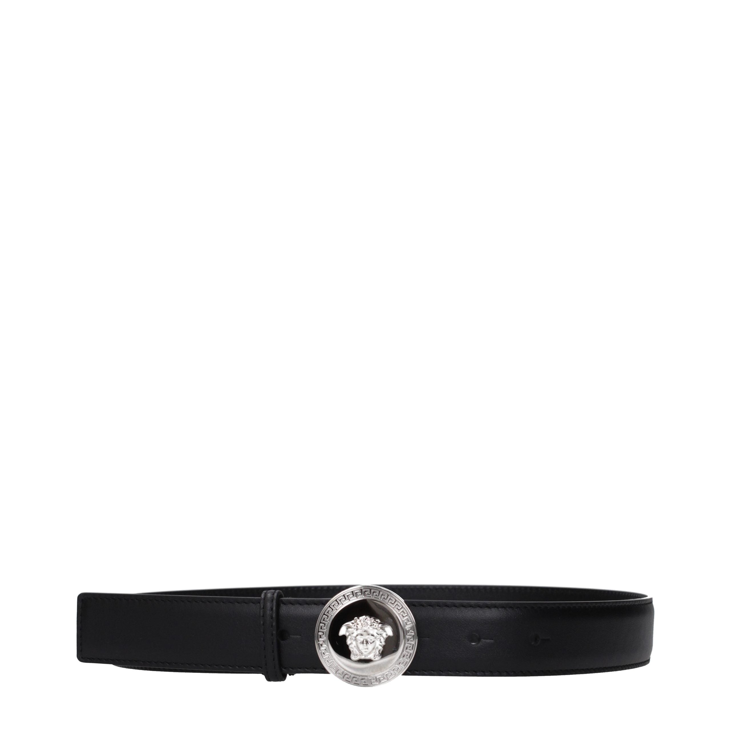 Versace Schwarzer Ledergürtel Regular