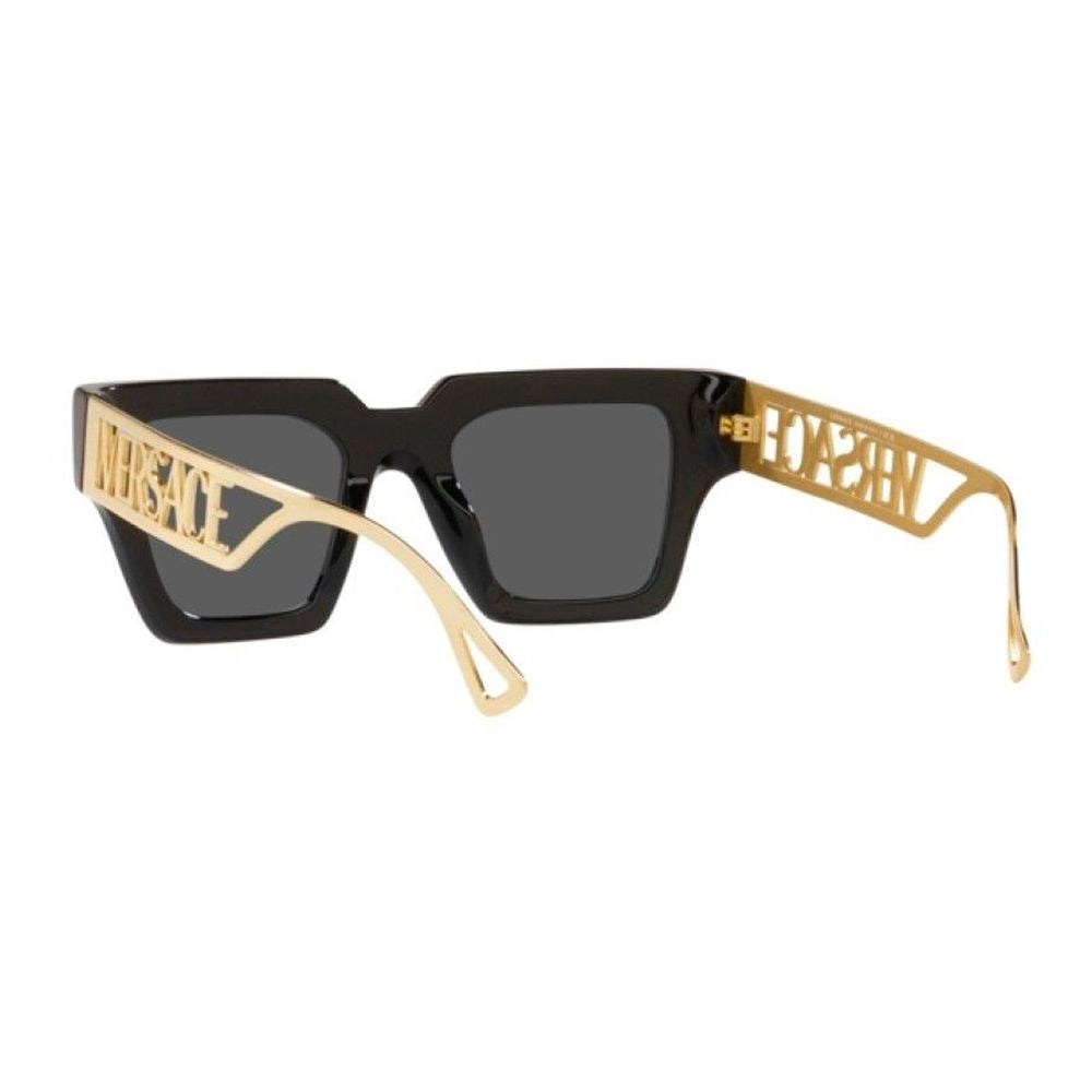 Versace Schwarze Sonnenbrille aus Acetat-2