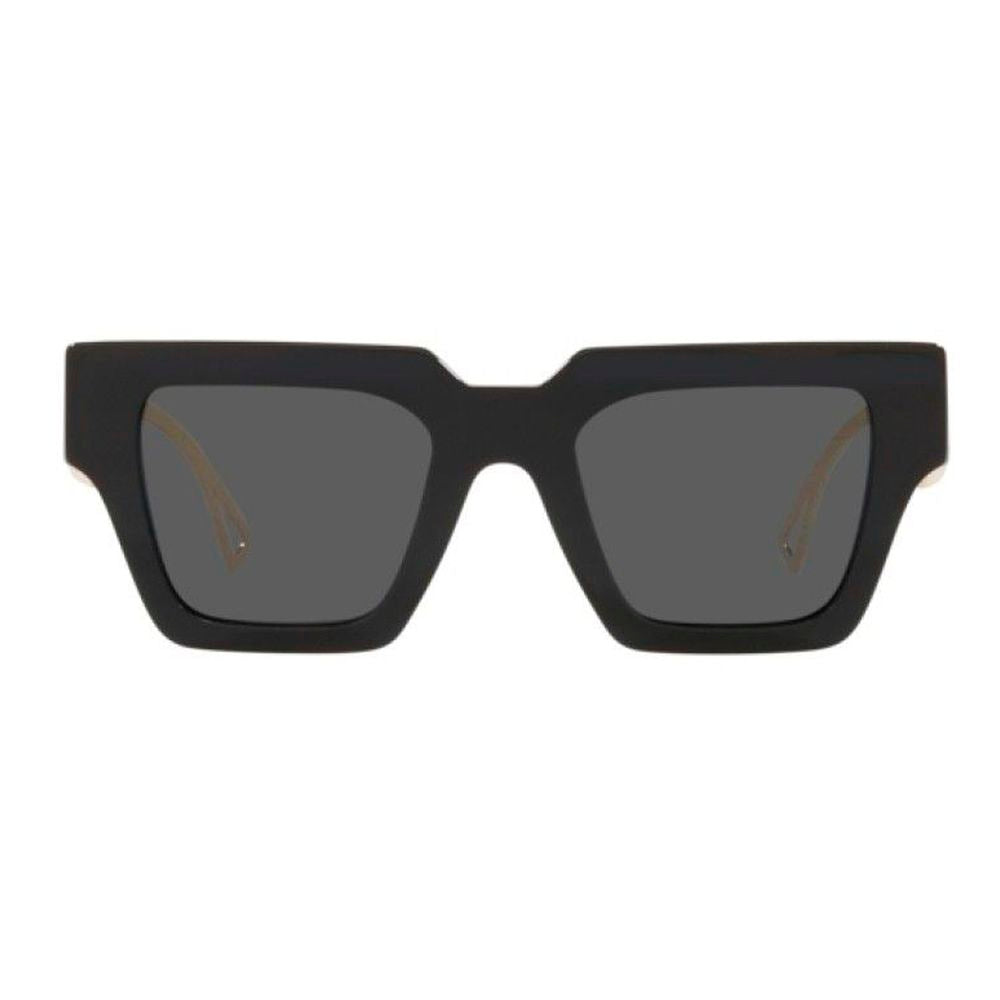 Versace Schwarze Sonnenbrille aus Acetat-3
