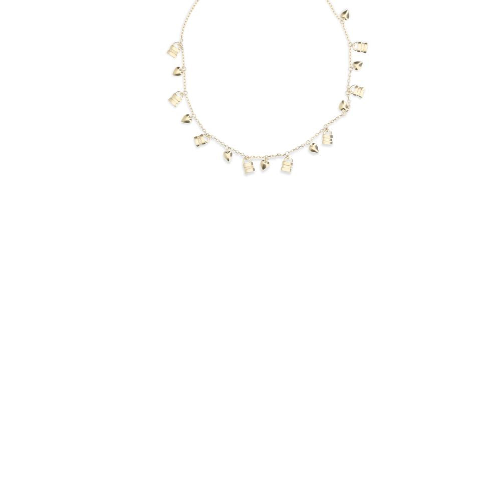 Chloé Goldfarbene Halskette-3