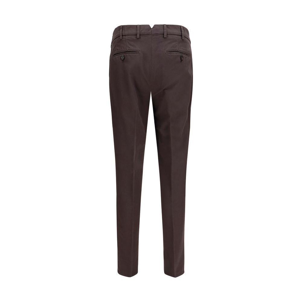 Brunello Cucinelli Braune Baumwollhose für die Freizeit-2