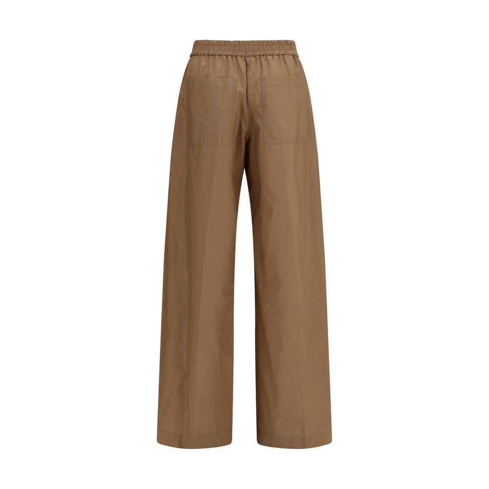 Brunello Cucinelli Braune Baumwollhose für die Freizeit-2