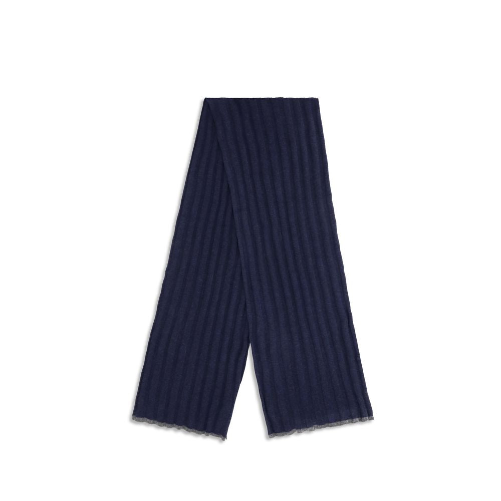 Brunello Cucinelli Blauer Kaschmir-Foulard-2