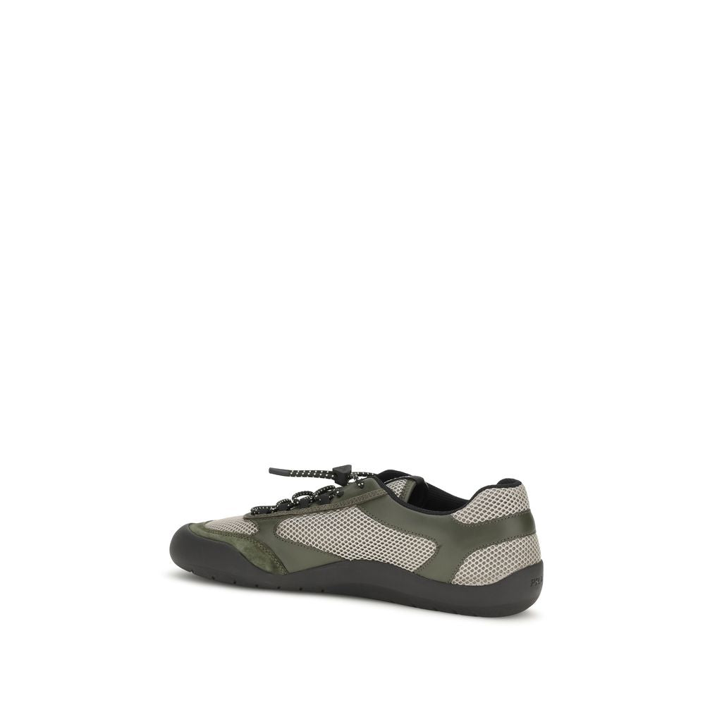 Prada Athletik-Sneaker aus Polyester in Bicolor-3