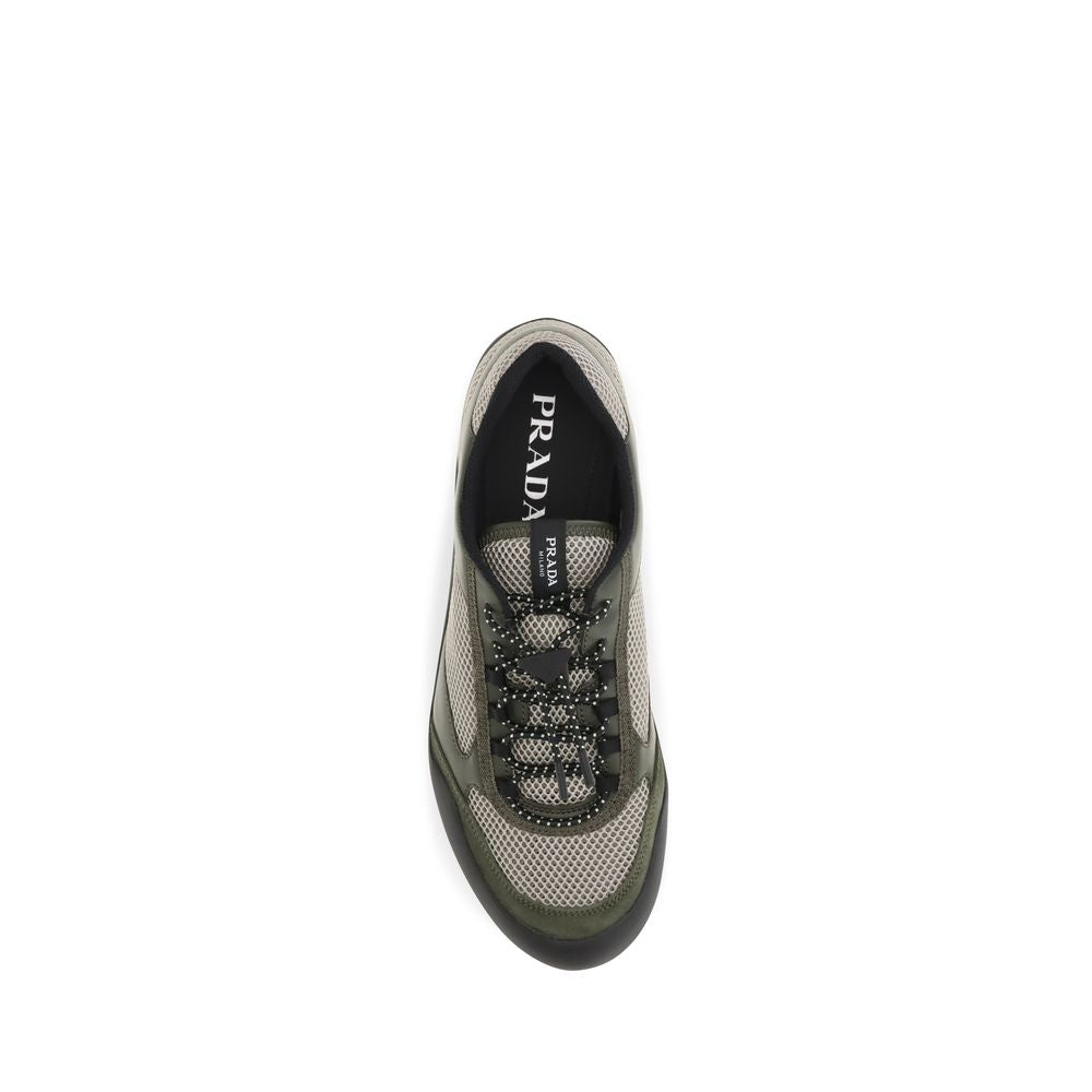 Prada Athletik-Sneaker aus Polyester in Bicolor-4