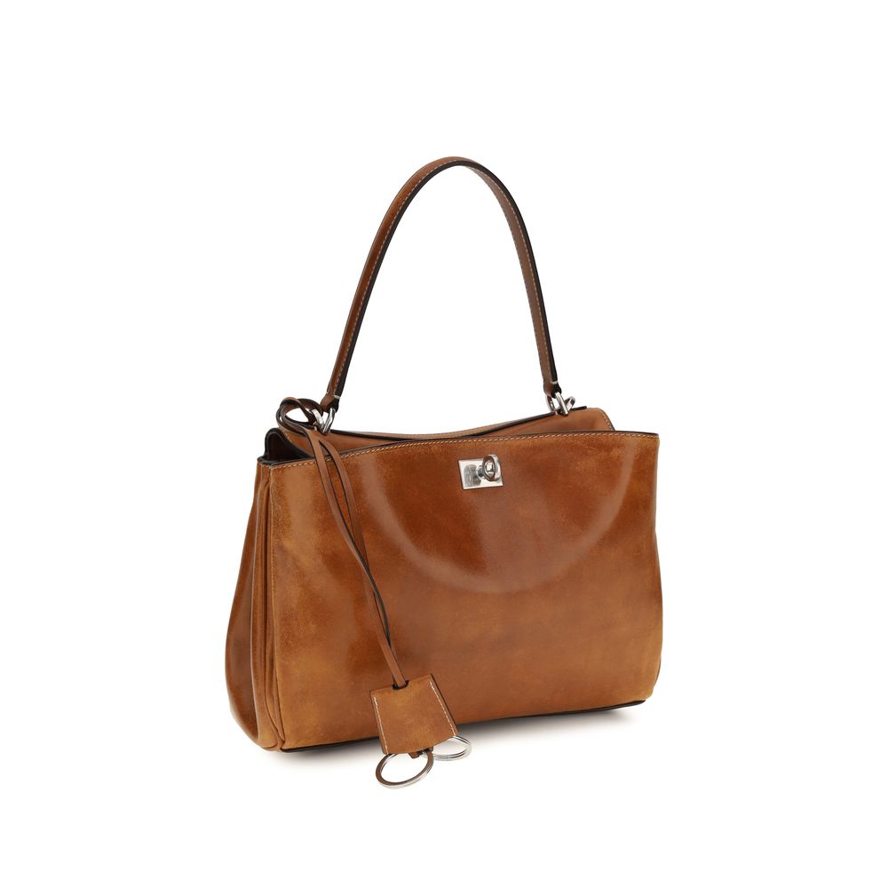 Balenciaga Braune Lammleder Schultertasche Ovis Aries Aries-2