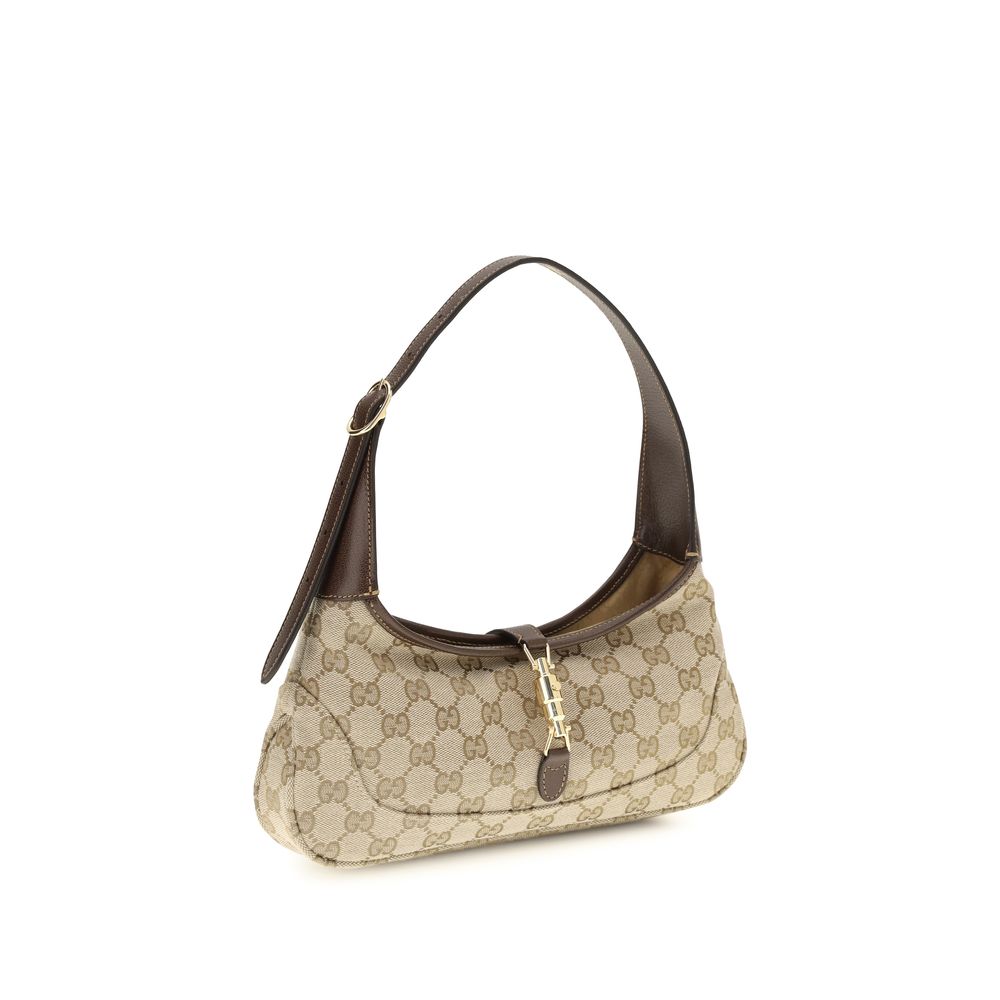 Gucci Beige Stoff-Handtasche-2