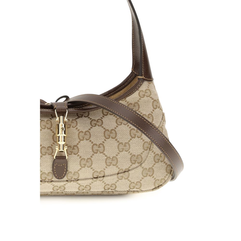 Gucci Beige Stoff-Handtasche-4