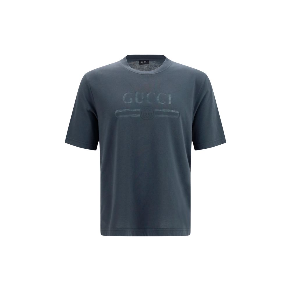 Gucci Graues Baumwoll-T-Shirt-1