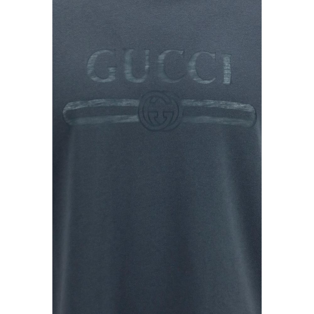 Gucci Graues Baumwoll-T-Shirt-3
