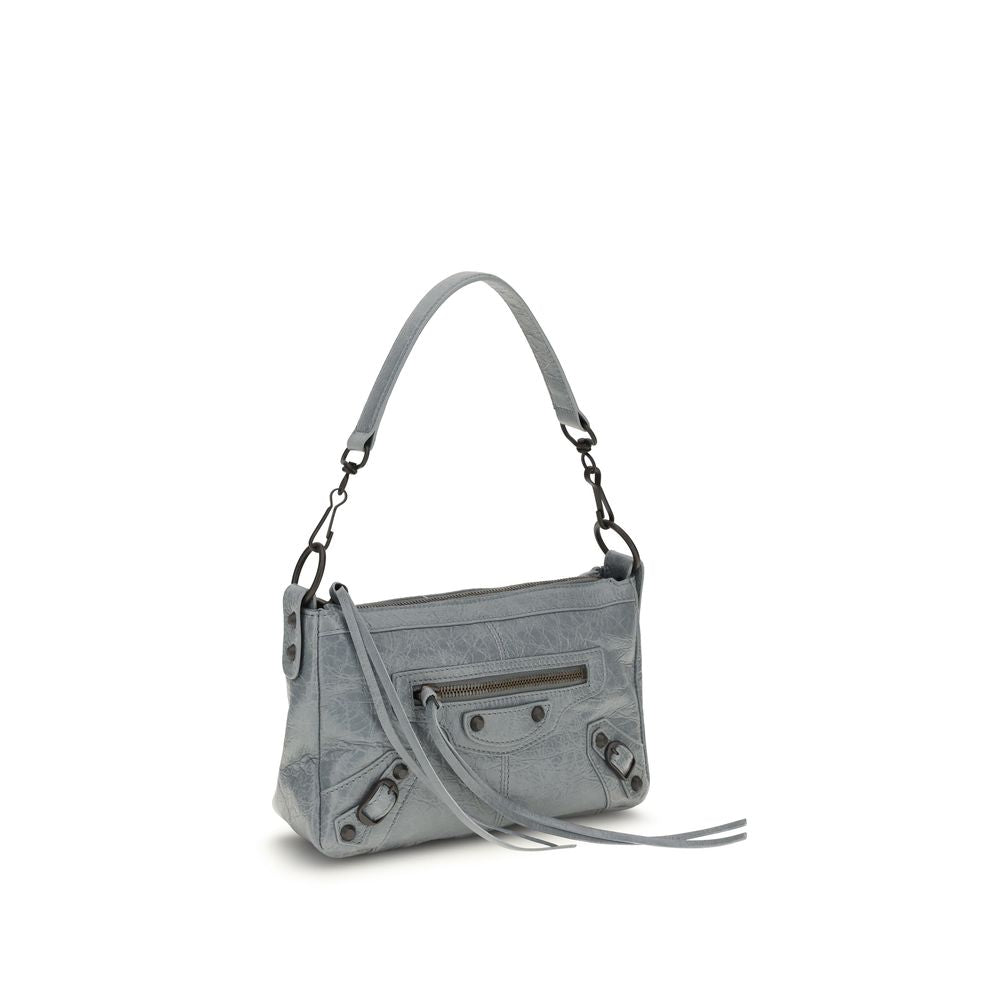 Balenciaga Graue Lammleder Schultertasche Ovis Aries Aries-2