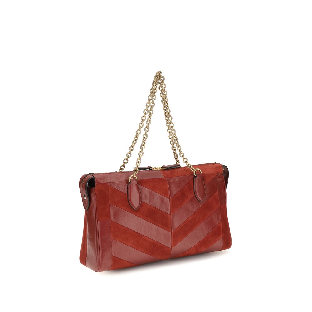 Valentino Garavani Multicolor Calf Leather Bos Taurus Schultertasche-3