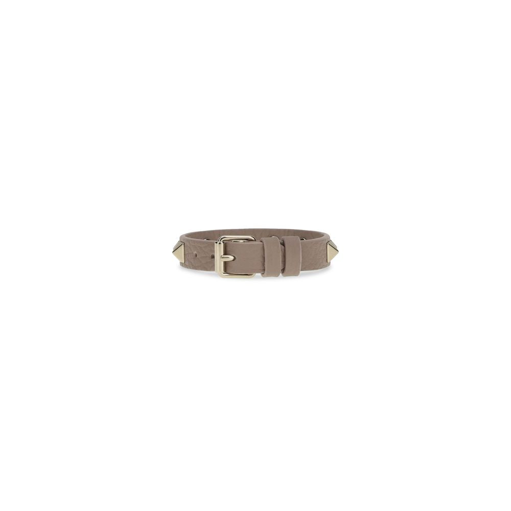 Valentino Garavani Armband aus rosa Kalbsleder Bos Taurus-2