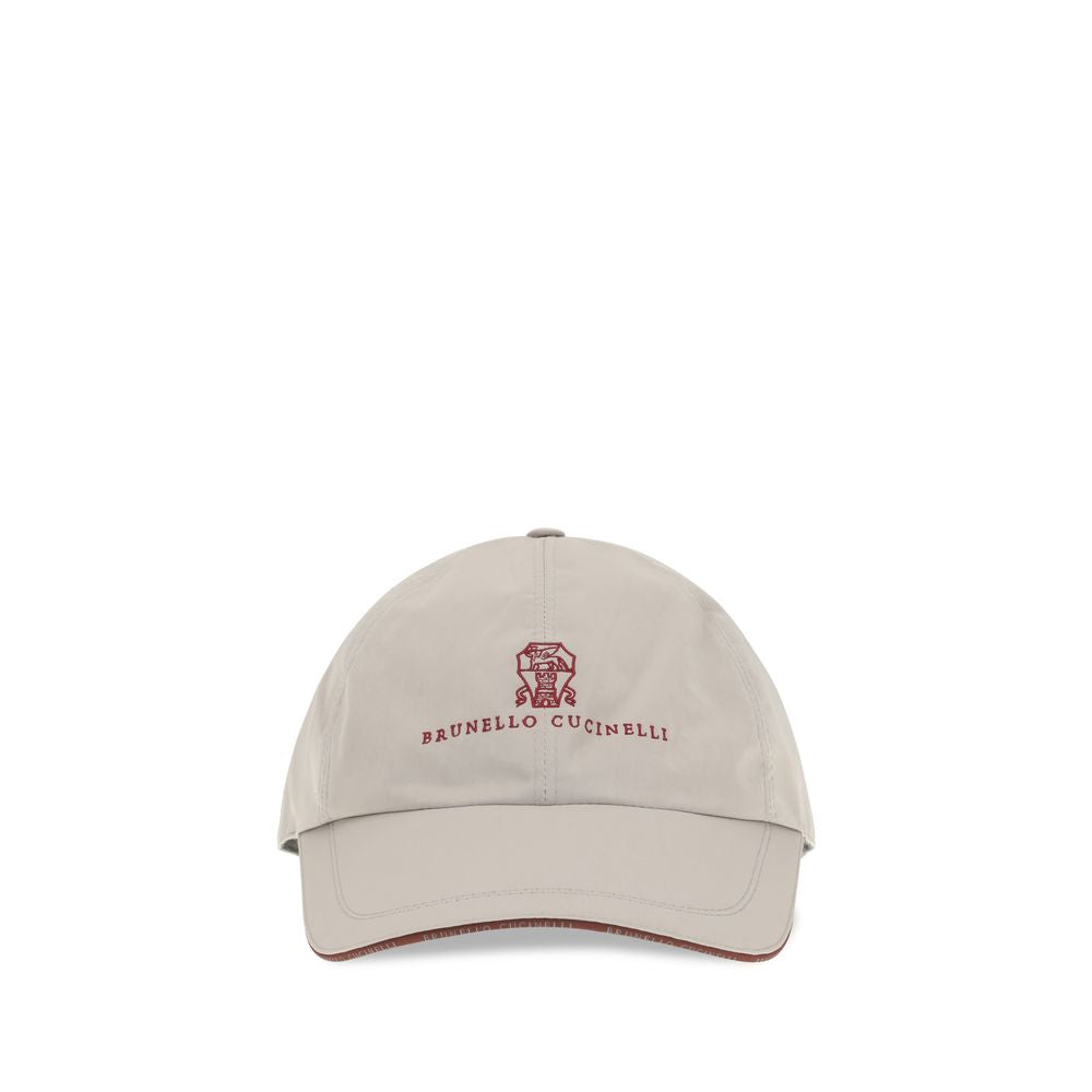 Brunello Cucinelli Grau Polyester Cap (Baseball-Mütze)-1