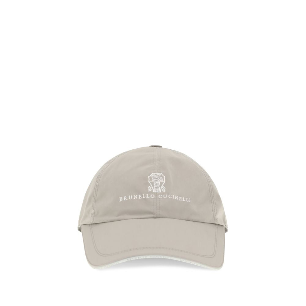 Brunello Cucinelli Zweifarbige Polyester-Kappe (Baseball Cap)-1