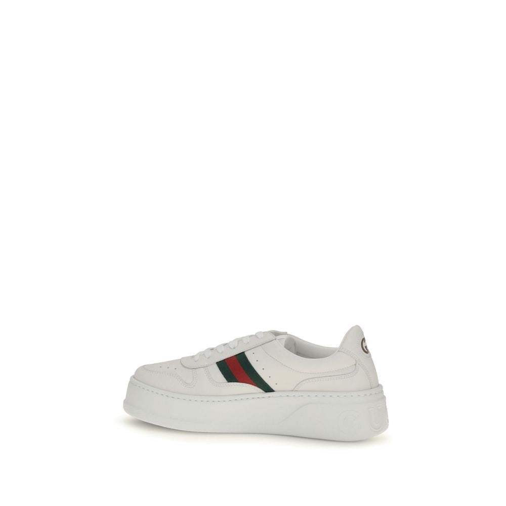 Gucci Weiße Kalbsleder Bos Taurus Chunky Sneaker-3