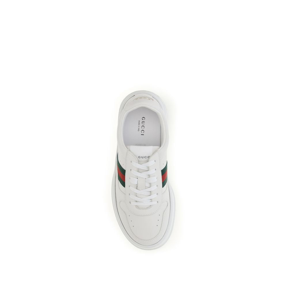 Gucci Weiße Kalbsleder Bos Taurus Chunky Sneaker-4