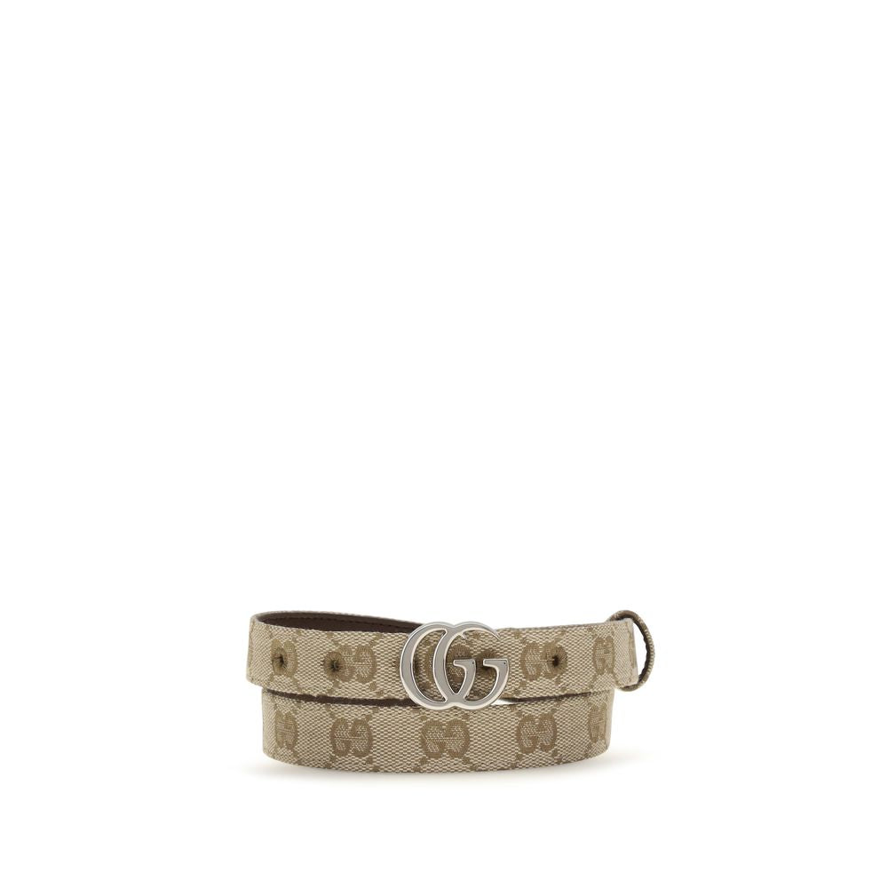 Gucci Beiger Stoffgürtel-1