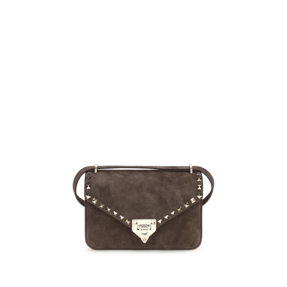 Valentino Garavani Braune Kalbsleder-Tasche Bos Taurus-1