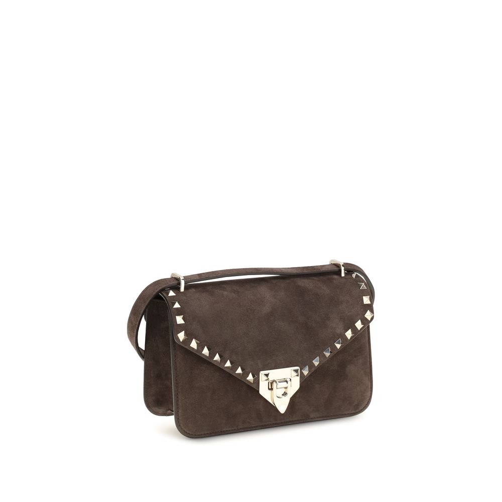 Valentino Garavani Braune Kalbsleder-Tasche Bos Taurus-2