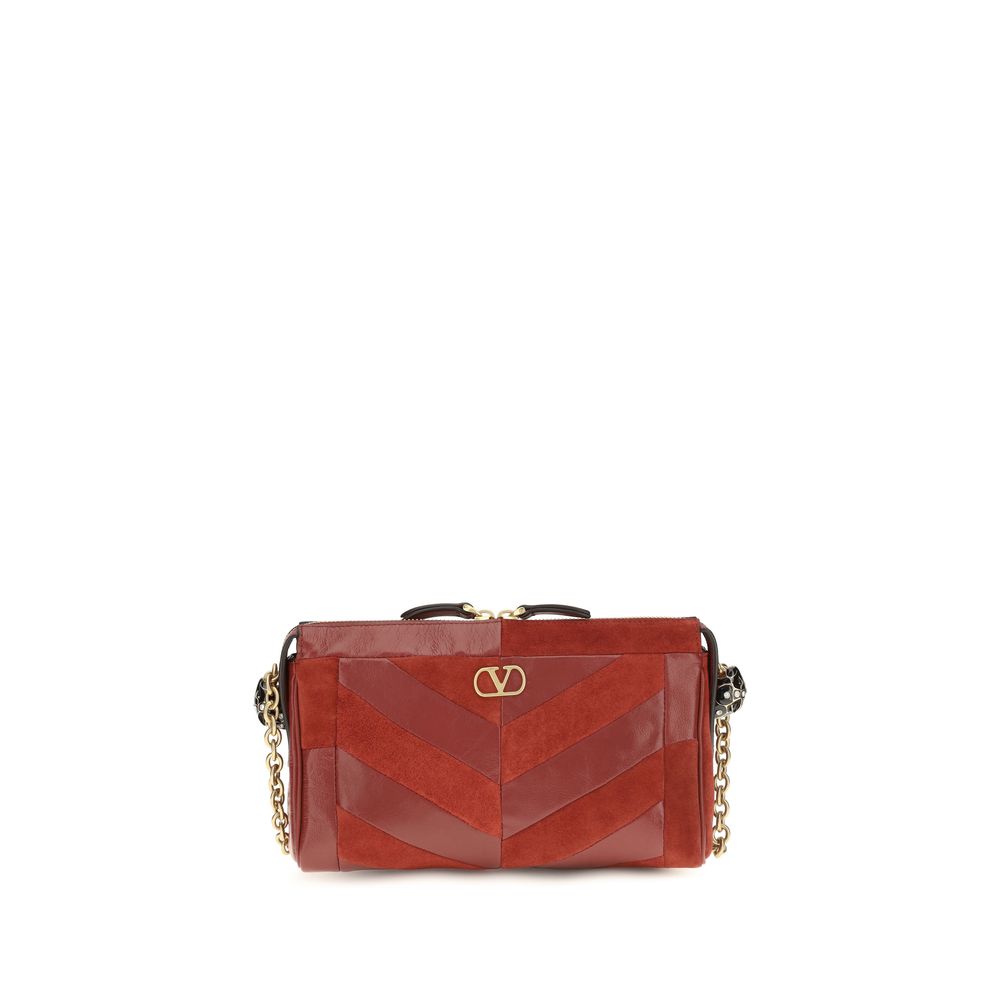 Valentino Garavani Multicolor Calf Leather Bos Taurus Schultertasche-1