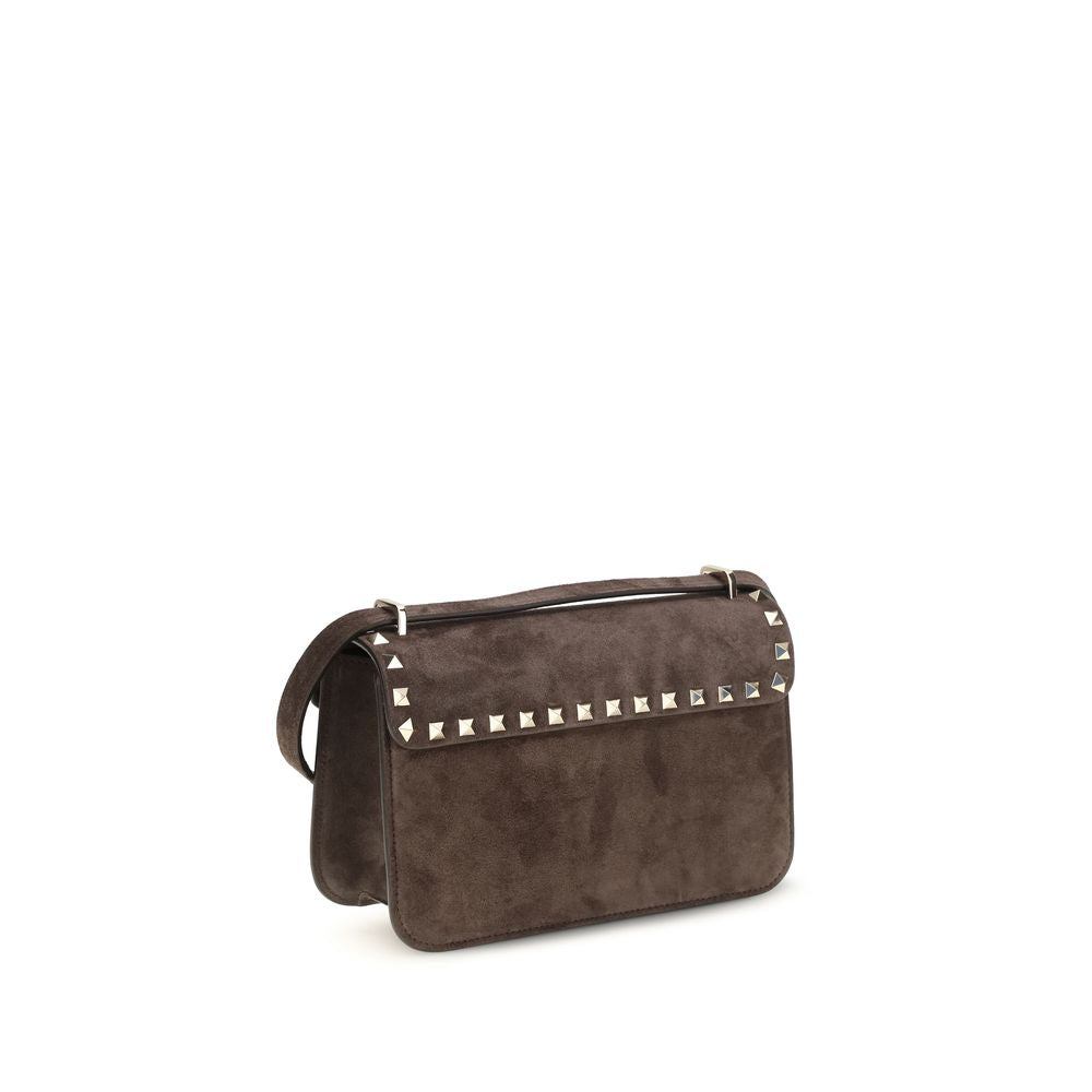 Valentino Garavani Braune Kalbsleder-Tasche Bos Taurus-3