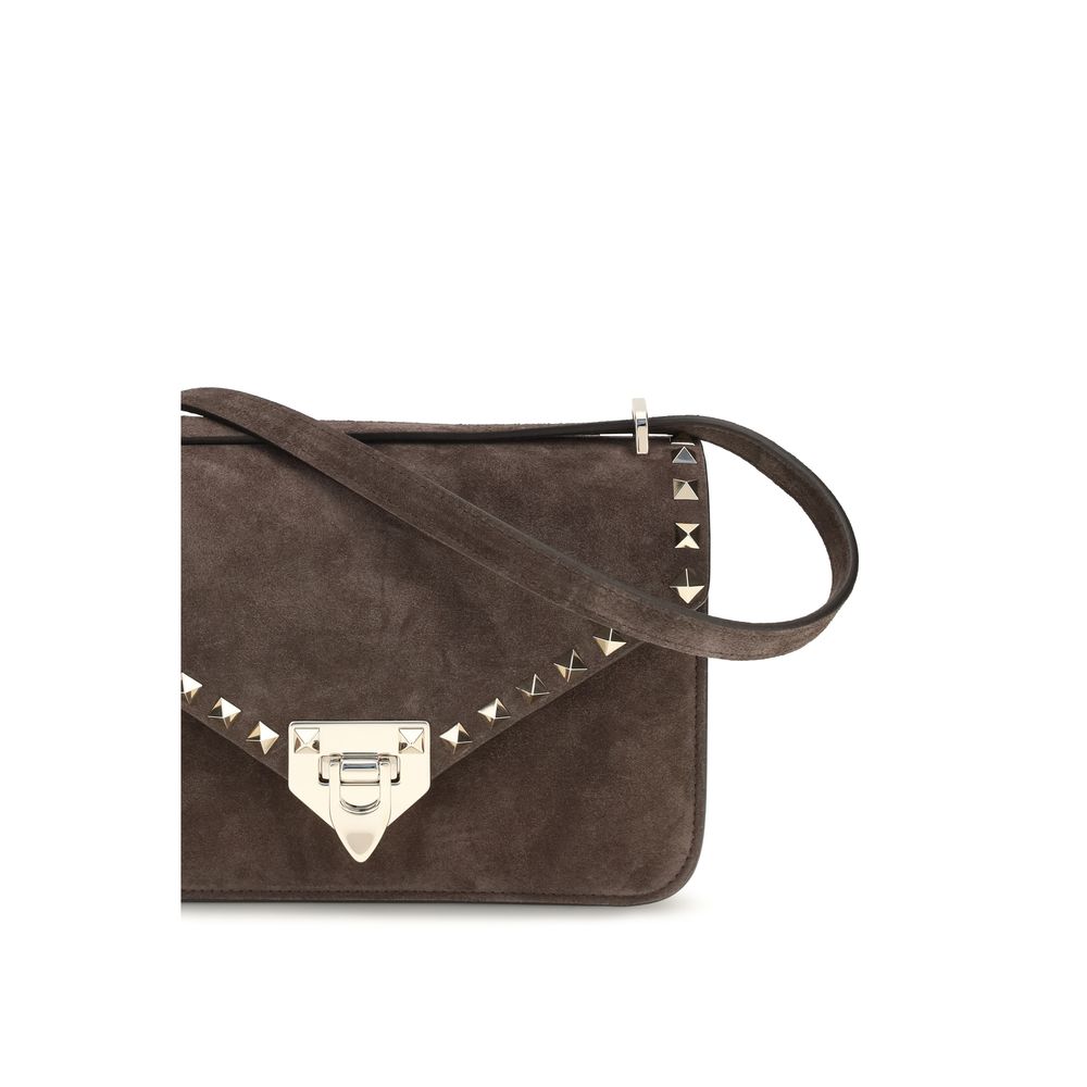 Valentino Garavani Braune Kalbsleder-Tasche Bos Taurus-4