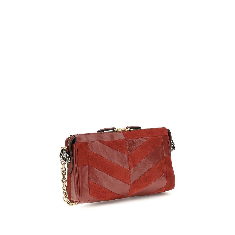 Valentino Garavani Multicolor Calf Leather Bos Taurus Schultertasche-3