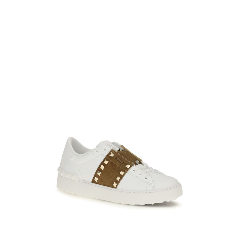 Valentino Garavani Weiße Bos Taurus Kalbsleder Athletic Sneaker-2