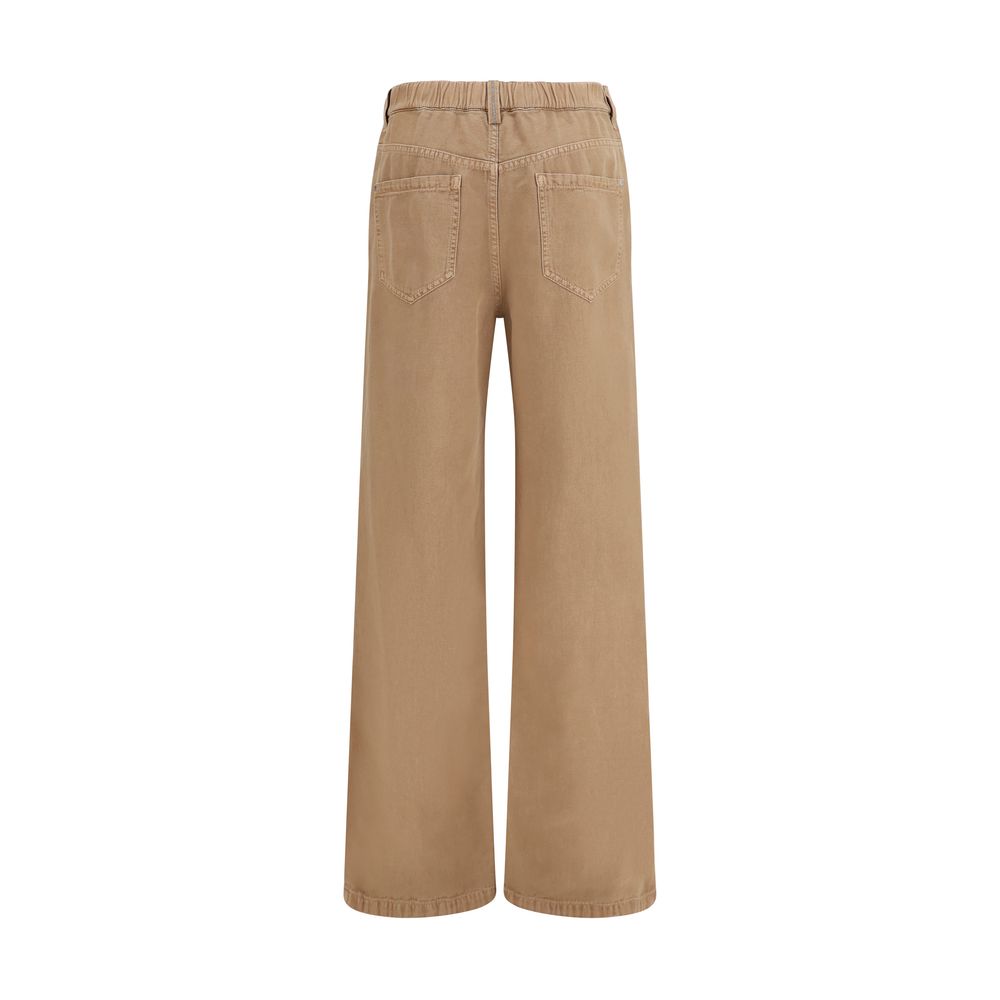 Brunello Cucinelli Beige Baumwolljeans Denim-2