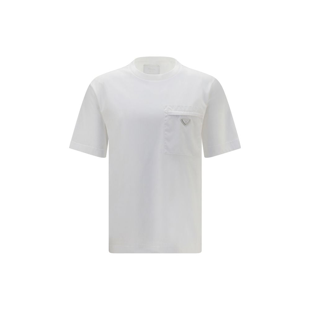 Prada Weißes Baumwoll-T-Shirt
