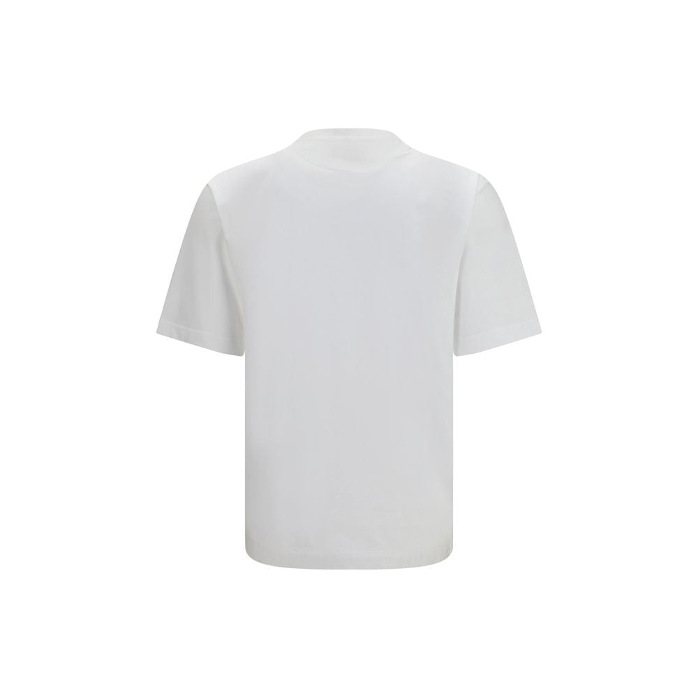 Prada Weißes Baumwoll-T-Shirt-2