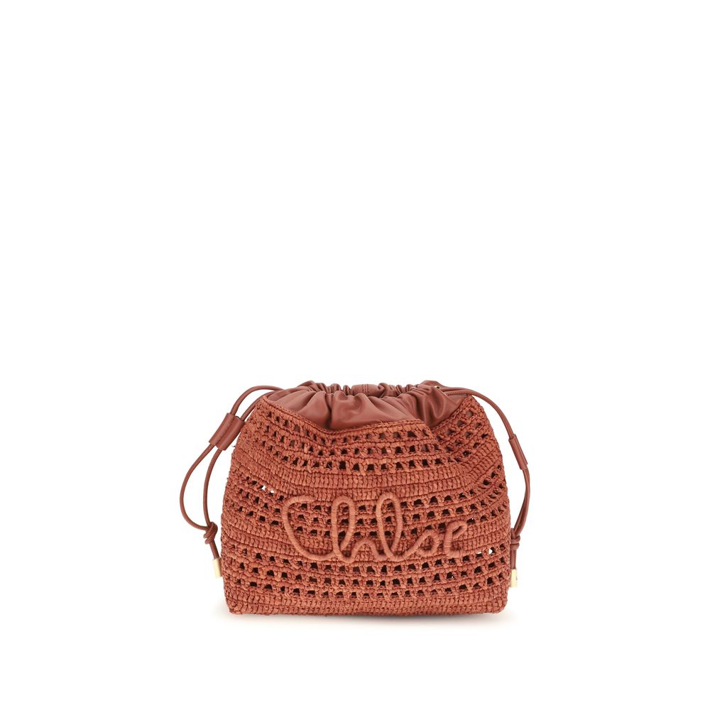 Chloé Multicolor Raffia Shoulder Bag-1