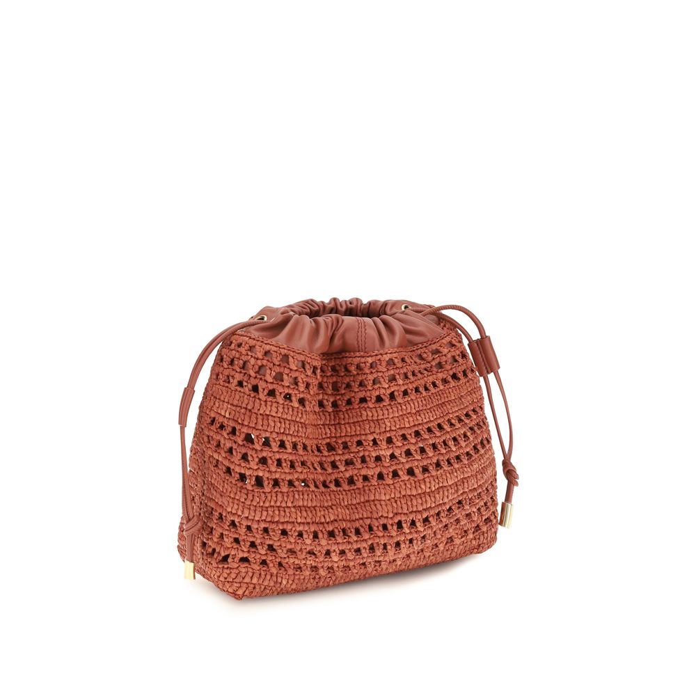 Chloé Multicolor Raffia Shoulder Bag-3