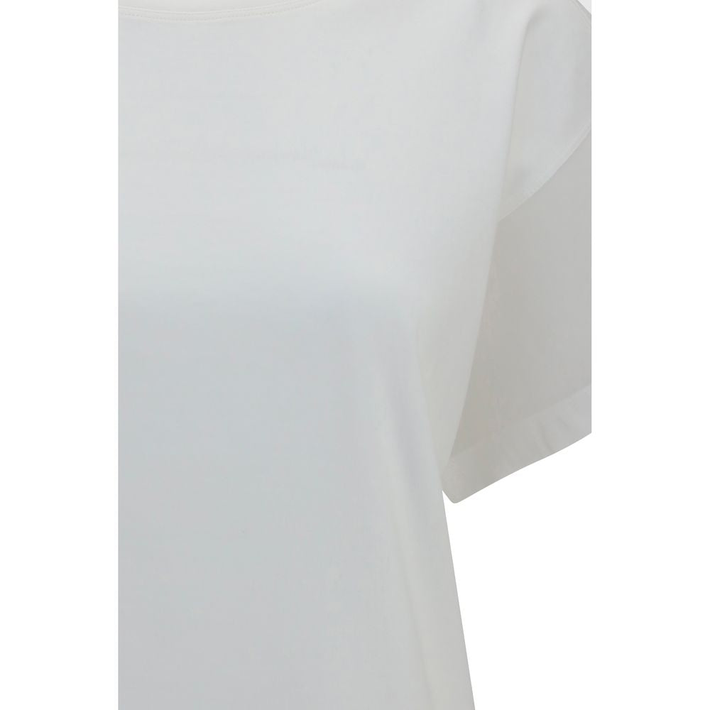 Brunello Cucinelli Weißes Baumwoll-T-Shirt-3