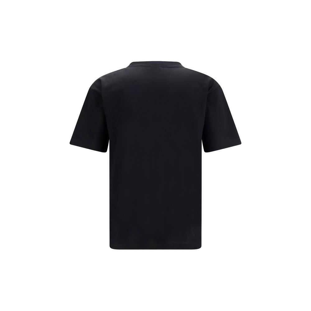 Valentino Schwarzes Baumwoll-T-Shirt-2