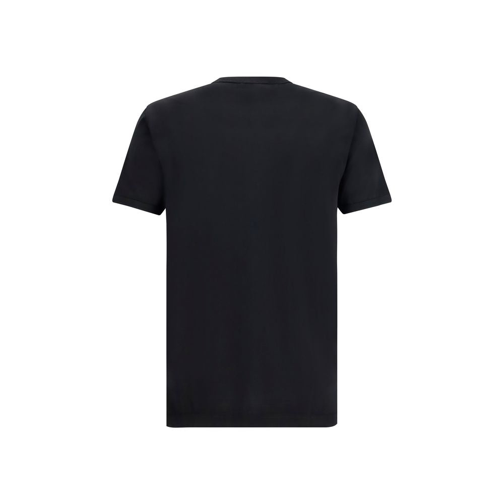 Dolce & Gabbana Schwarzes Baumwoll-T-Shirt-2