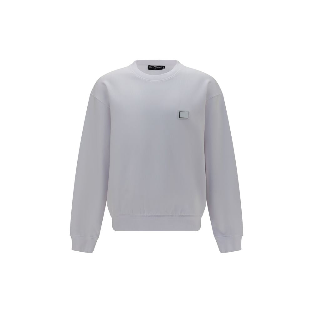 Dolce & Gabbana Weißes Baumwoll-Sweatshirt-1