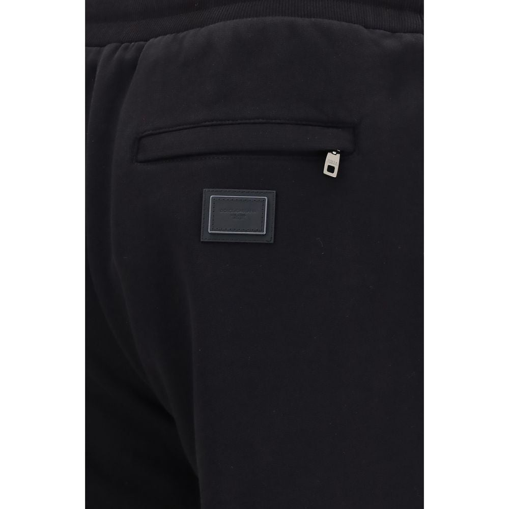 Dolce & Gabbana Schwarze Baumwoll-Jogginghose (Trainingshose)-3
