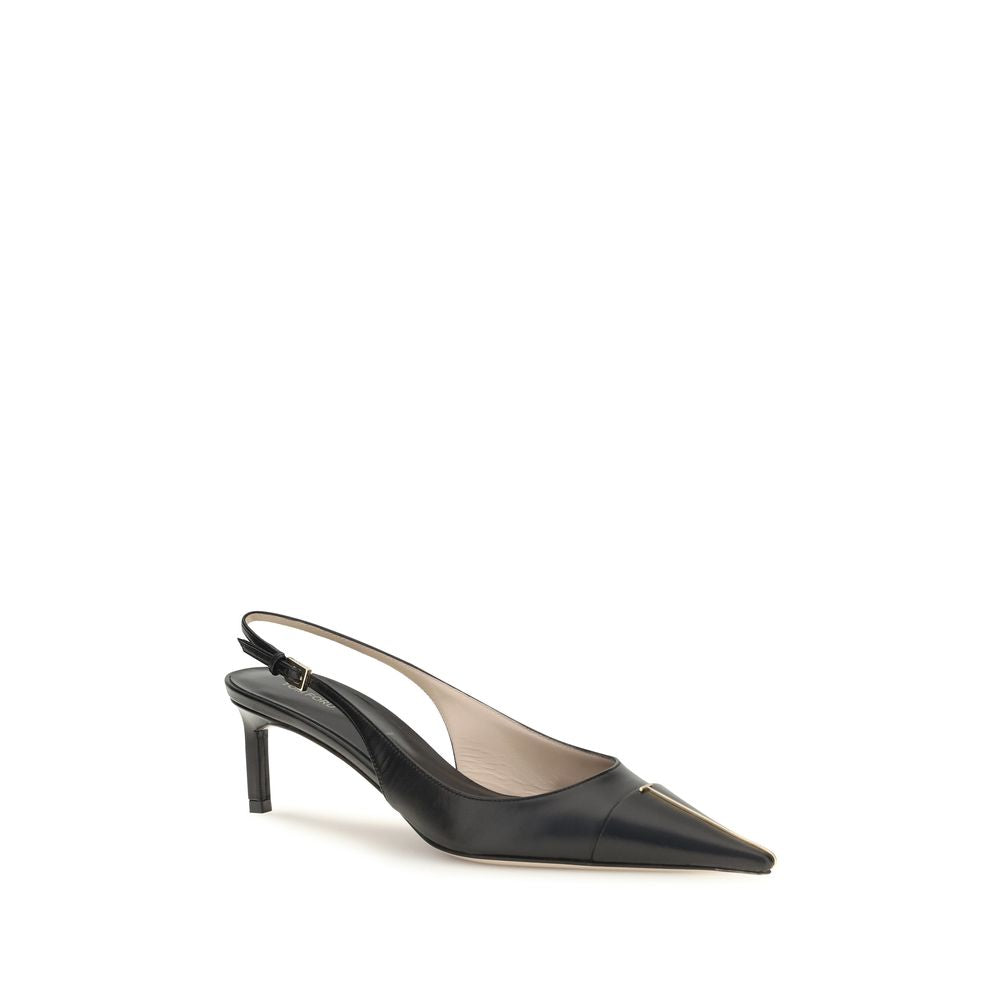 Tom Ford Schwarze Pumps aus Kalbsleder Bos Taurus-2