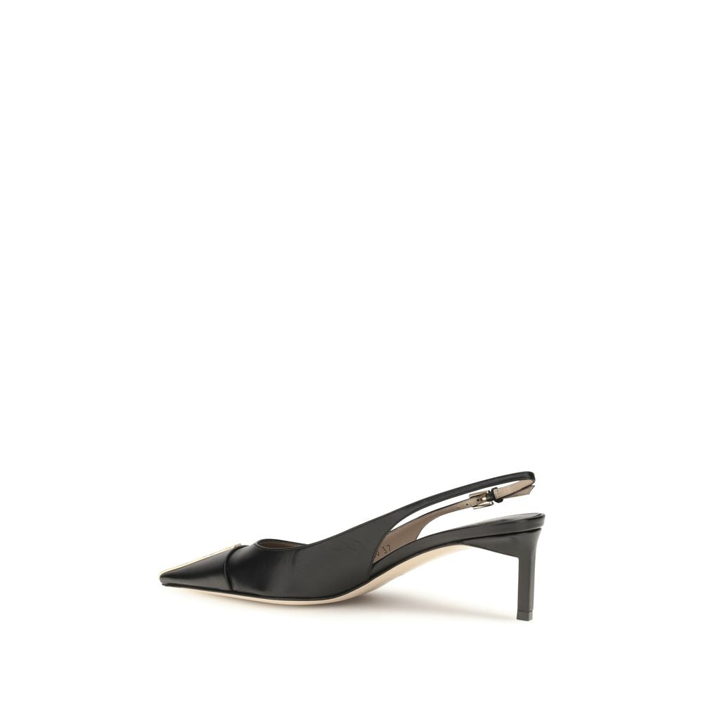 Tom Ford Schwarze Pumps aus Kalbsleder Bos Taurus-3