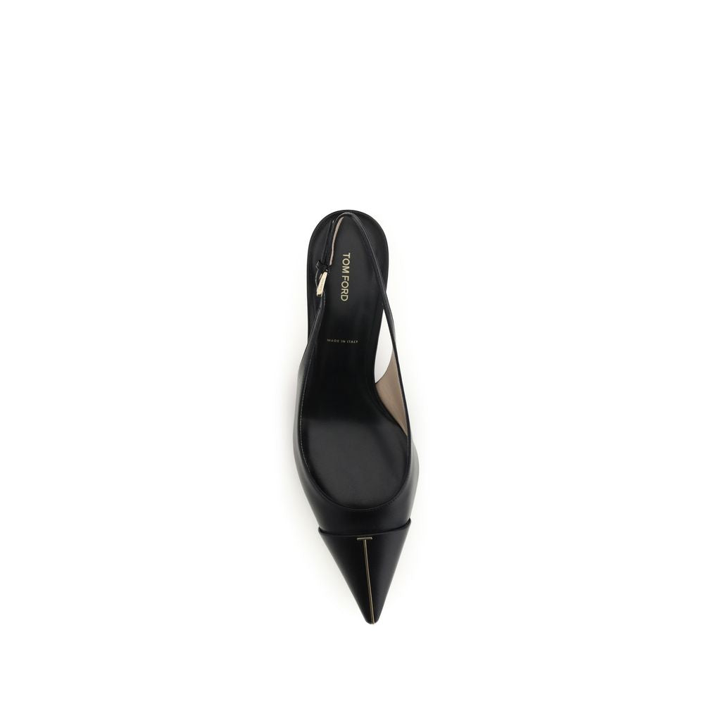 Tom Ford Schwarze Pumps aus Kalbsleder Bos Taurus-4